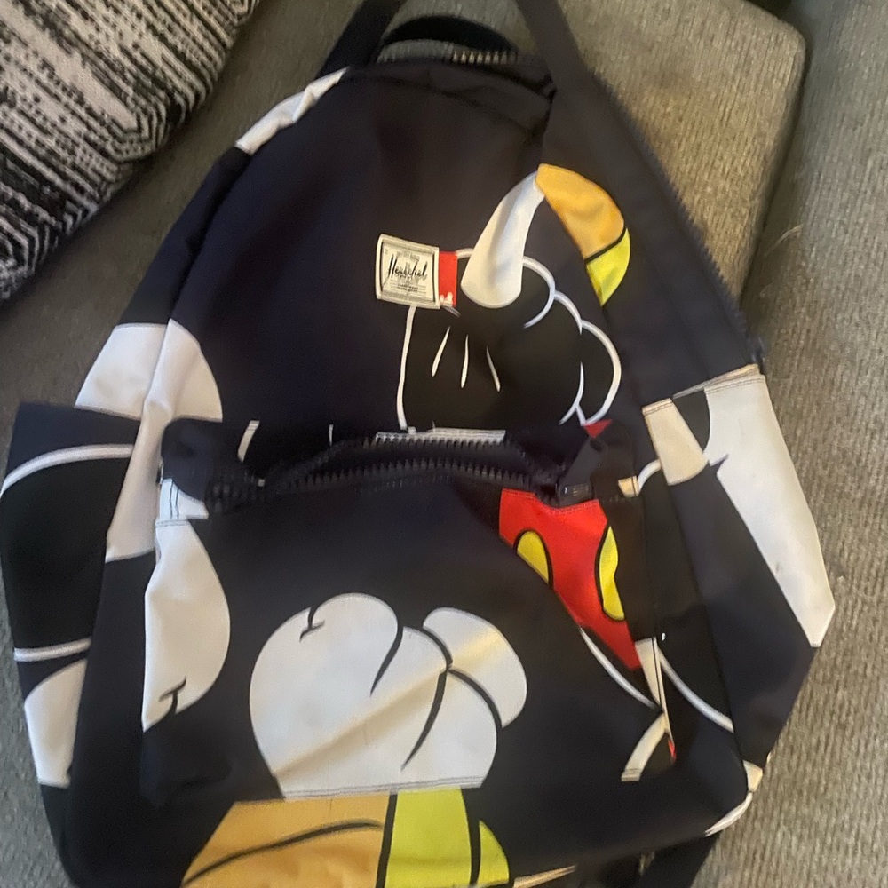 Herschel Supply Company Black and Yellow Mickey Backpack
